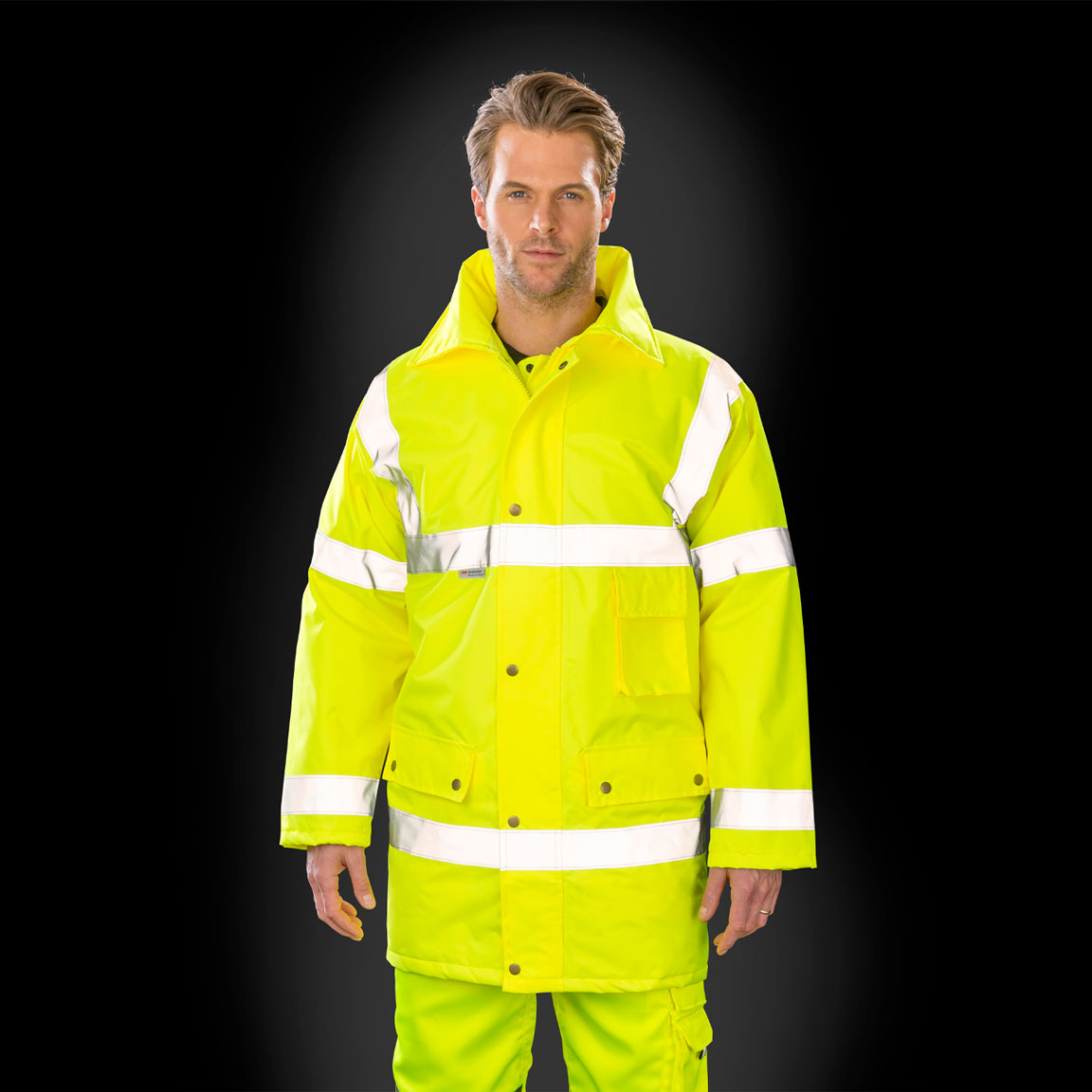 R018X_yellow_studio Safety Jacket SafeGuard RT18