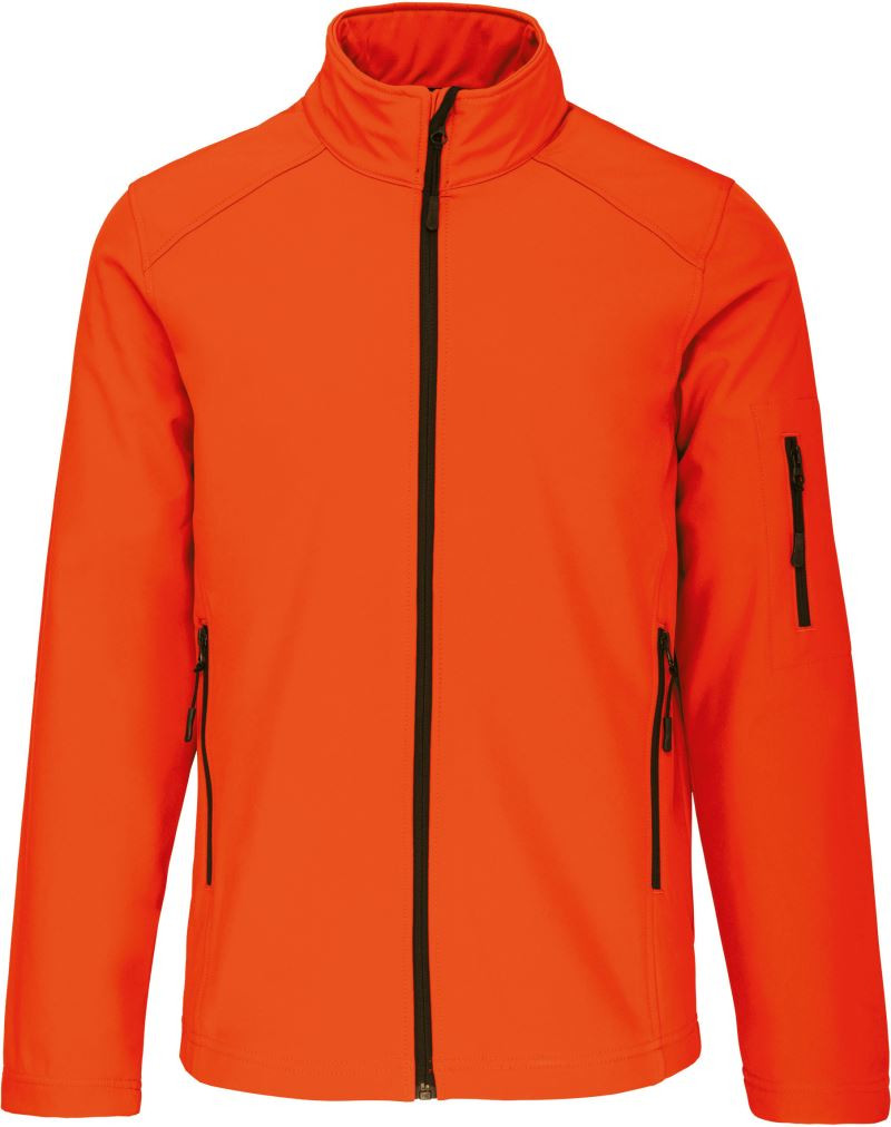 Softshell Jacke Herren Kariban K401 in Leuchtfarben K401 Softshell Jacke Herren Kariban K401 in Leuchtfarben K401