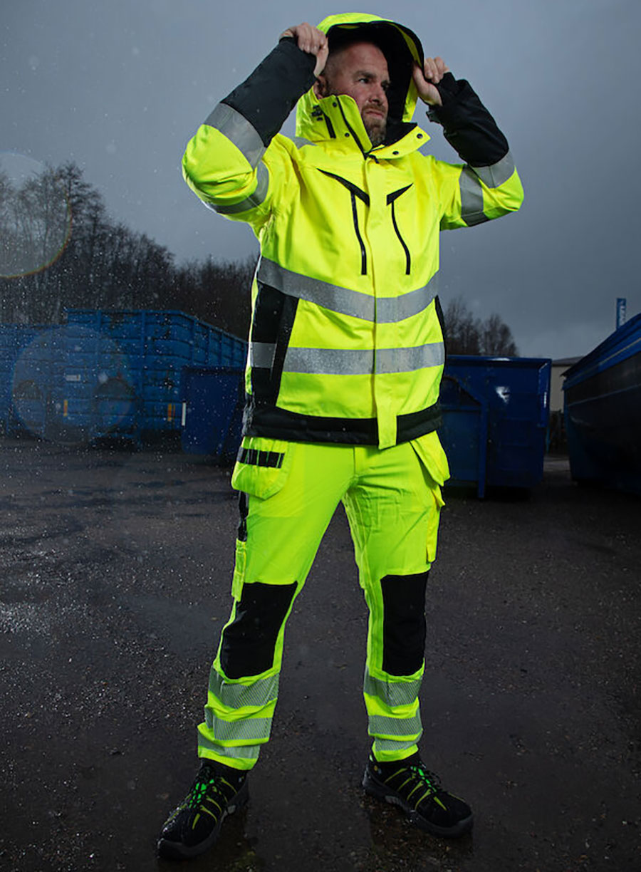 ProJob 6573 Bundhose Vollstretch mit Hängetaschen EN ISO 20471 KLASSE 2 ProJob 6573 Bundhose Vollstretch mit Hängetaschen EN ISO 20471 KLASSE 2
