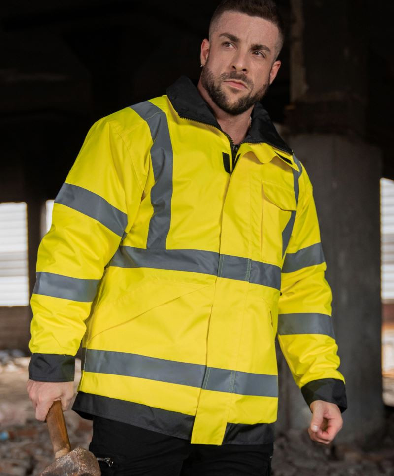 Premium Hi-Viz Rain-Jacket Korntex KXRJ