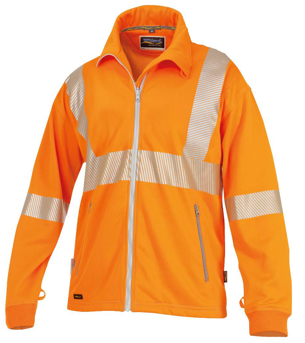 Wikland 1339 Warn Sweatjacke EN ISO 20471 Kl. 3 Wikland 1339 Warn Sweatjacke EN ISO 20471 Kl. 3