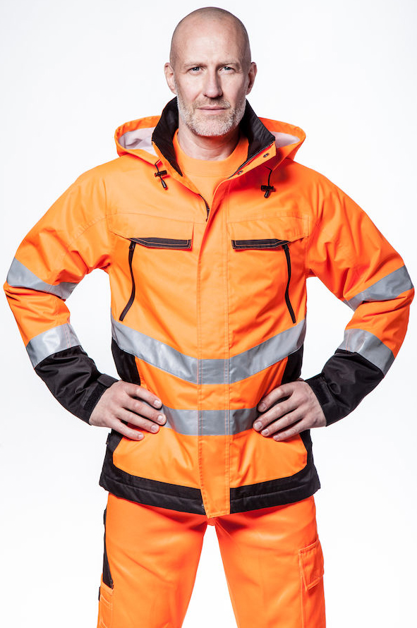 6440-Foto-Model ProJob 6440 Wasser- und winddichte Jacke EN ISO 20471 Kl.3/ EN ISO 343