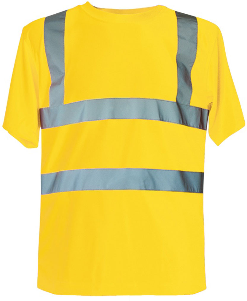 KX071-yellow Hi-Viz T-Shirt EN ISO 20471 Korntex KXSHIRT