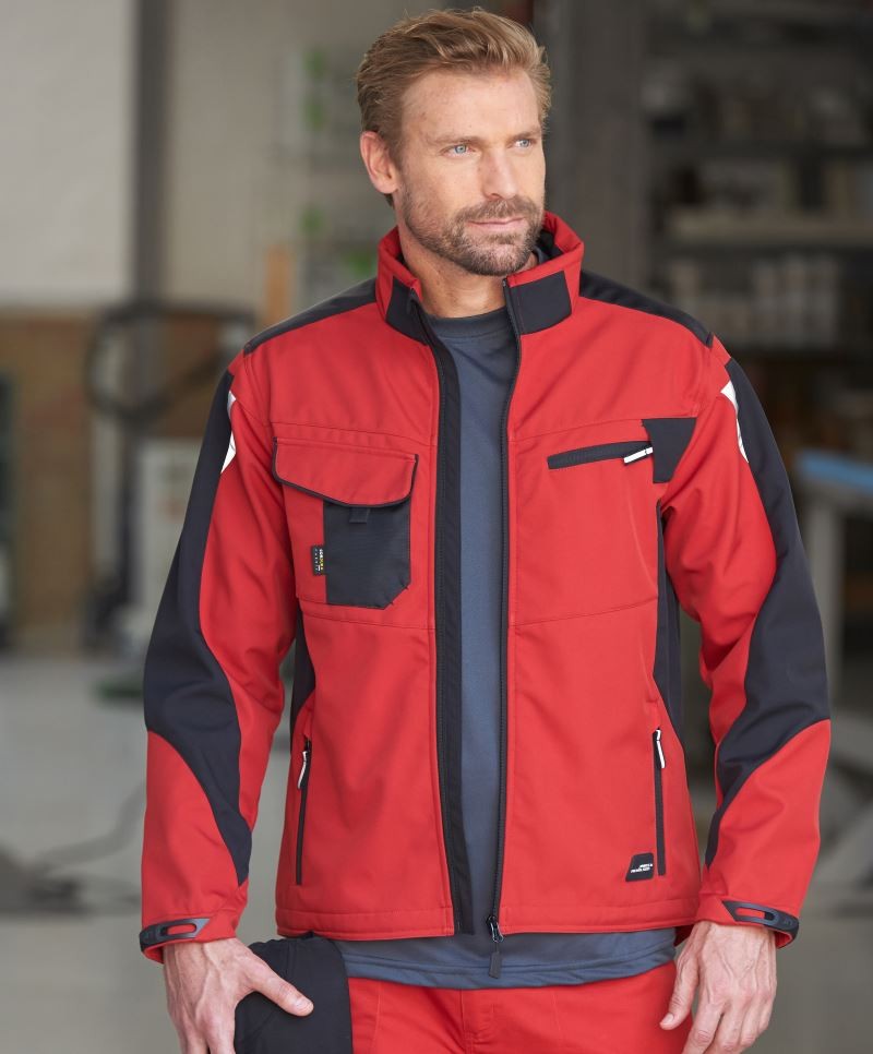 Workwear Sommer Softshell Jacke James&Nicholson JN844 Workwear Sommer Softshell Jacke James&Nicholson JN844