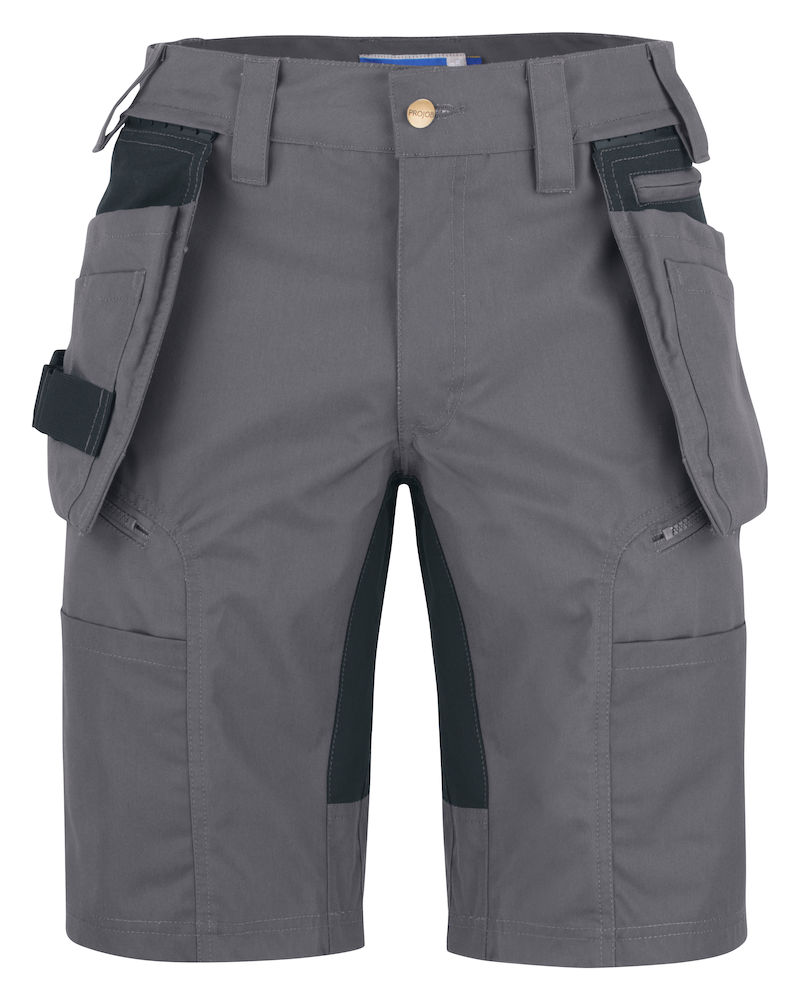 3521-grau ProJob 3521 Funktionale Shorts mit Stretcheinsätzen