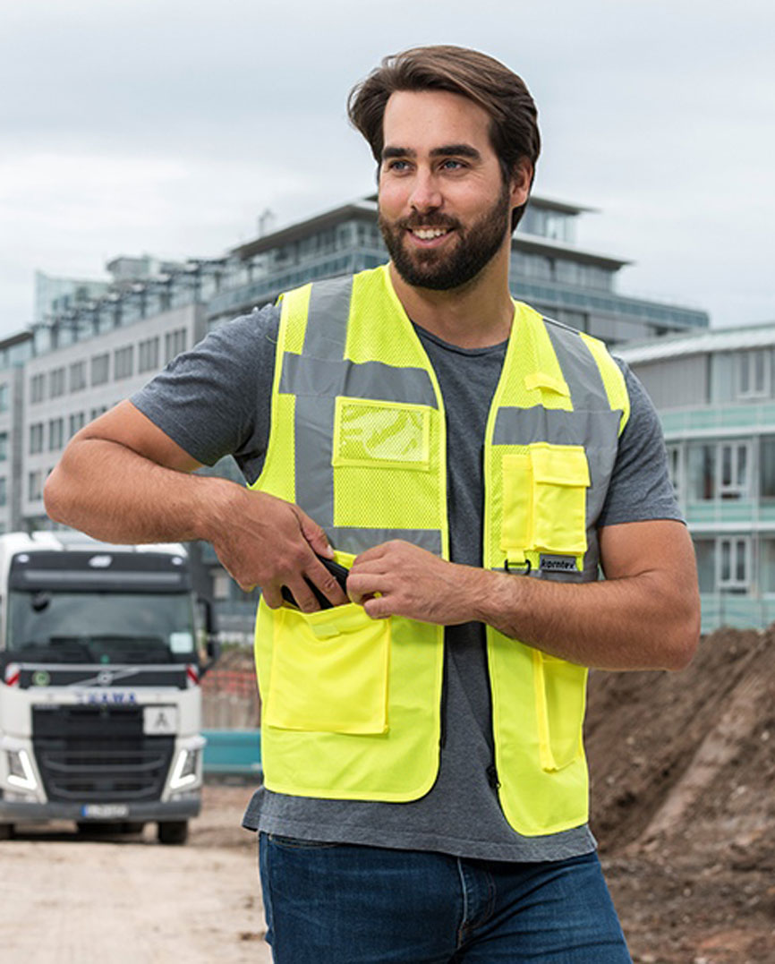 KX808-foto Mesh Multifunction Vest Korntex KXEXQ