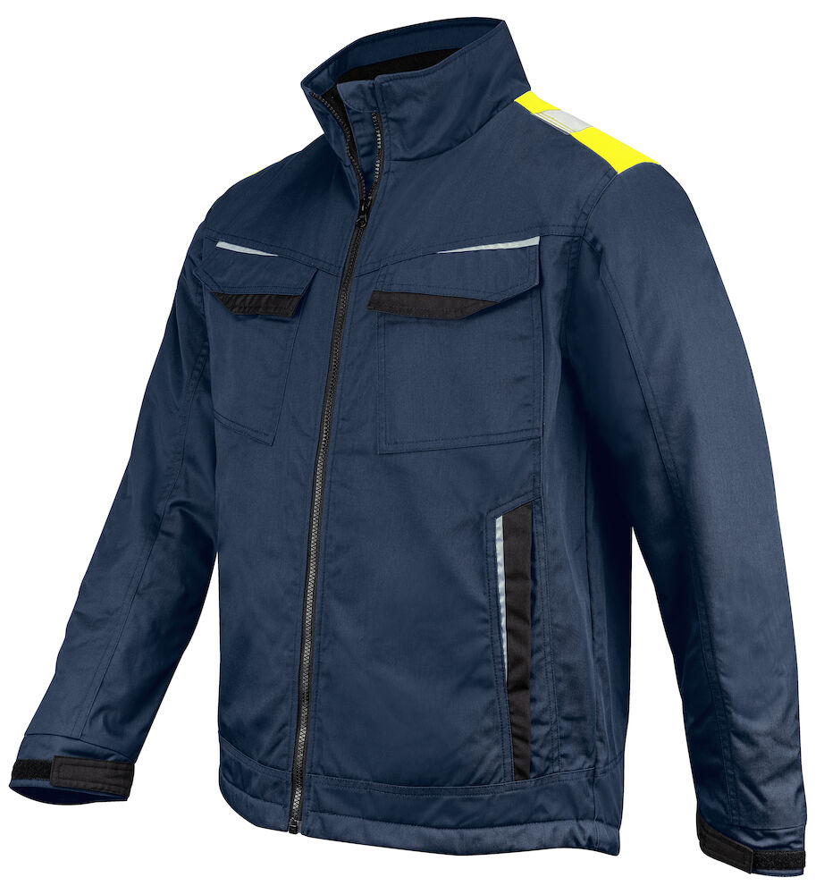 ProJob 5428 Gefütterte Jacke mit Kontrastelementen ProJob 5428 Gefütterte Jacke mit Kontrastelementen