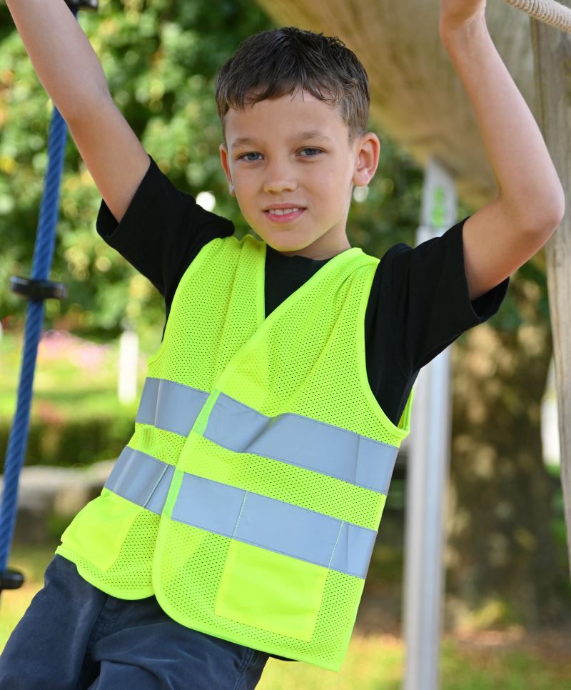 Kinder Mesh Warnweste Korfu Korntex KWM