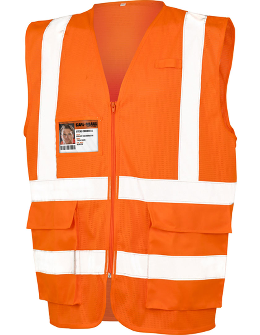 2037317 Executive Cool Mesh Safety Vest Result Safe-Guard RT479