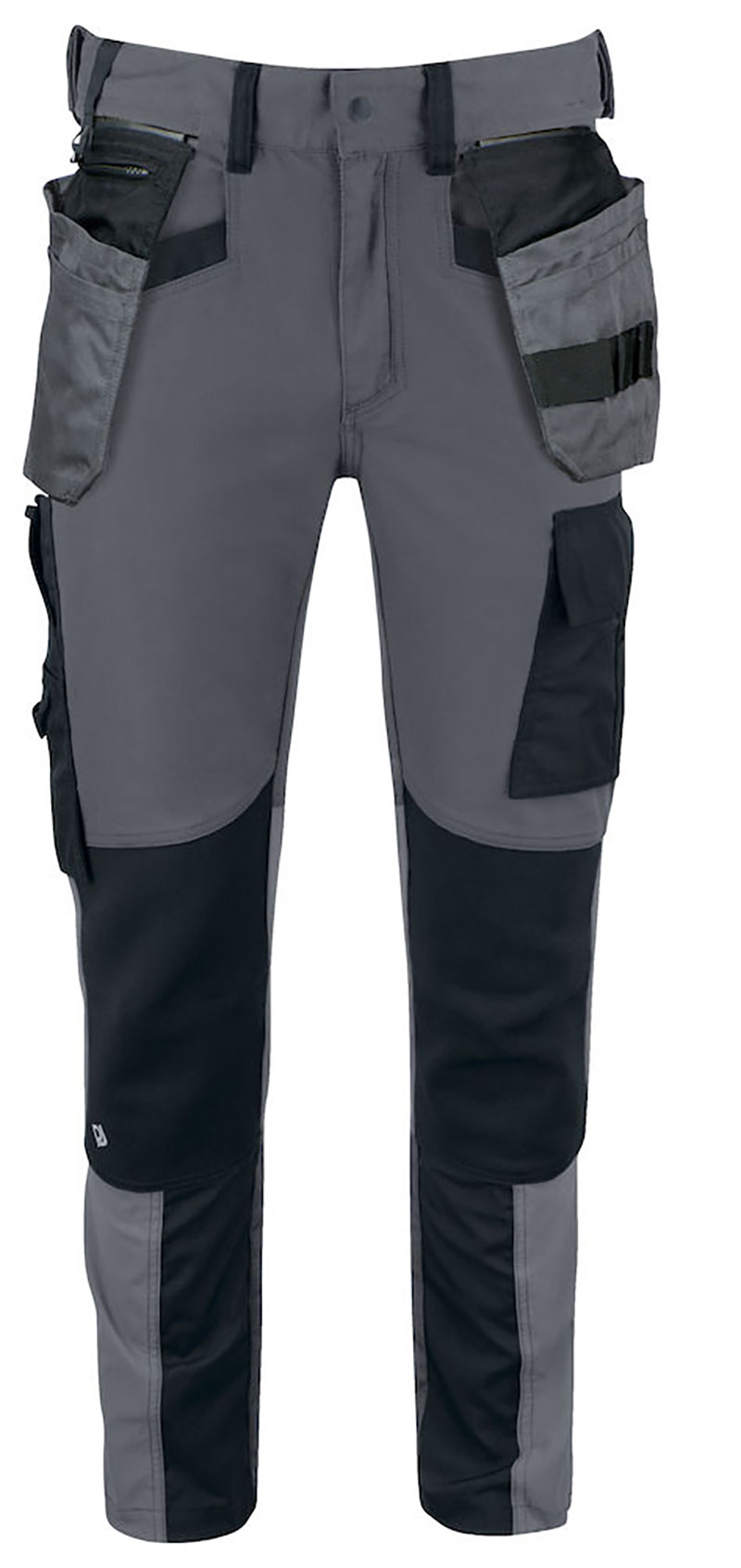 5550-grau ProJob 5550 Full Stretch Arbeitshose mit Knieverstärkungen Moderner Schnitt (Slim Fit)