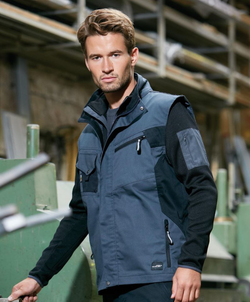 Workwear Vest James&Nicholson JN822 Workwear Vest James&Nicholson JN822