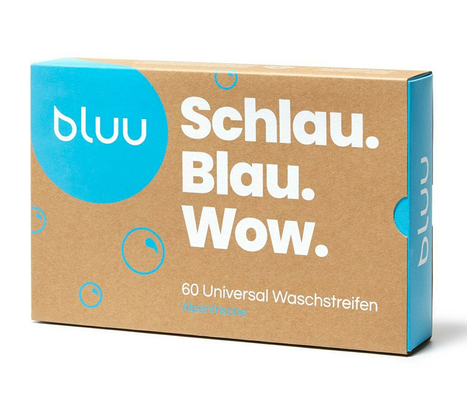 Waschmittel-Alpenfrische Universal Waschmittelstreifen Alpenfrische bluu 60 Stück