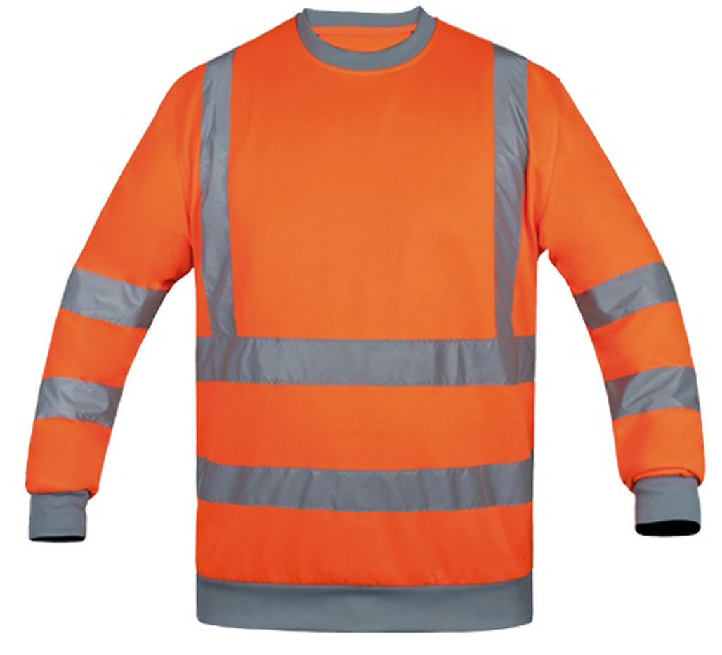 KX324-orange Hi-Viz Broken Reflective Polo Shirt EN ISO 20471 Korntex KXBRP
