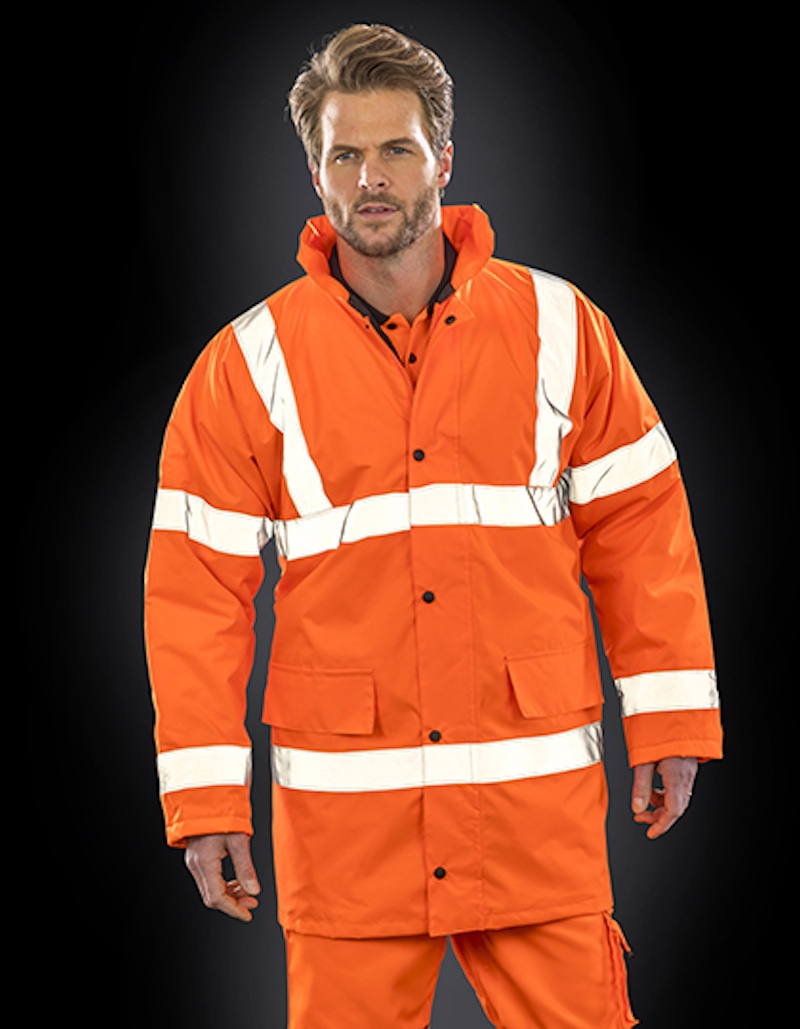 High Vis Motorway Coat SafeGuard RT218 High Vis Motorway Coat SafeGuard RT218