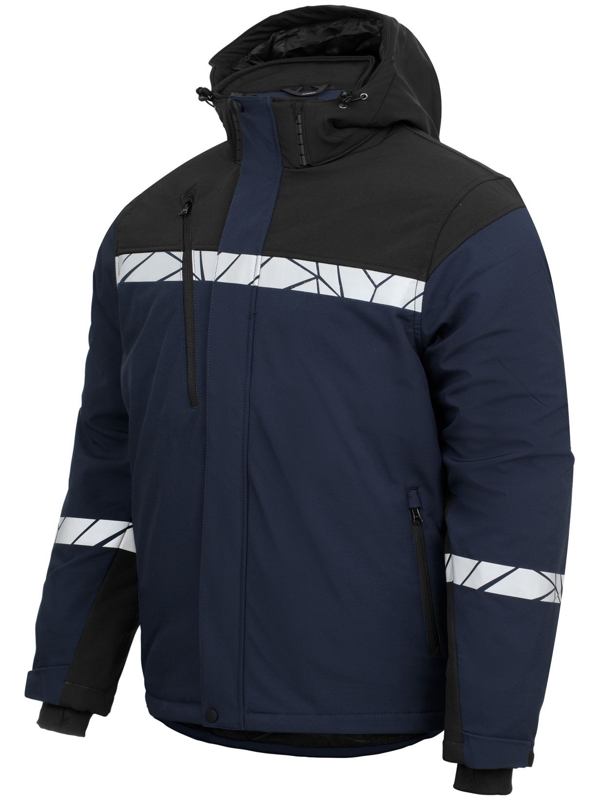 Wattierte Softshell Jacke ProJob 7413