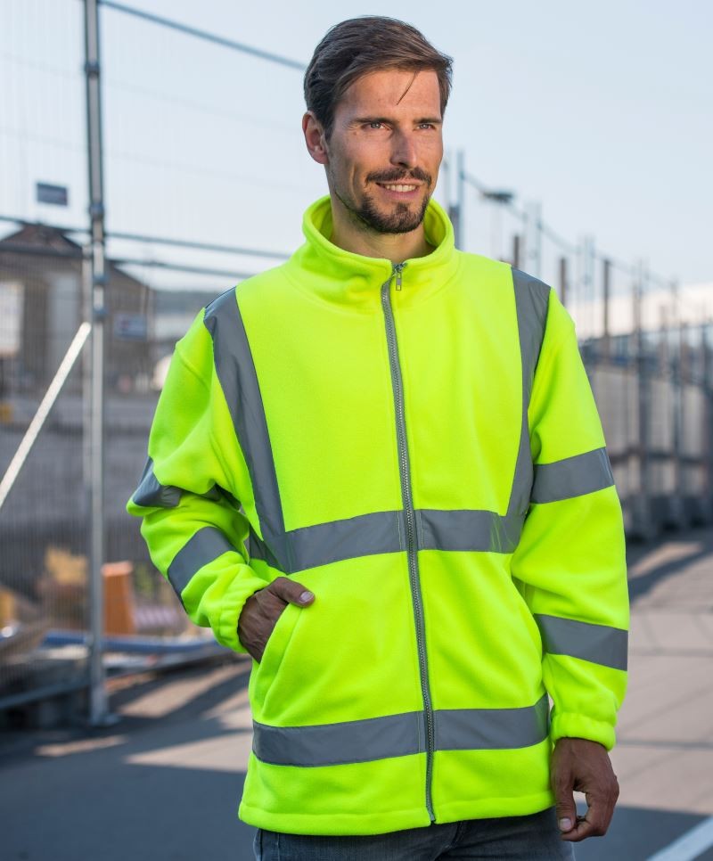 KXFJ-foto Hi-Vis Safety Fleece-Jacket Bergen KXFJ